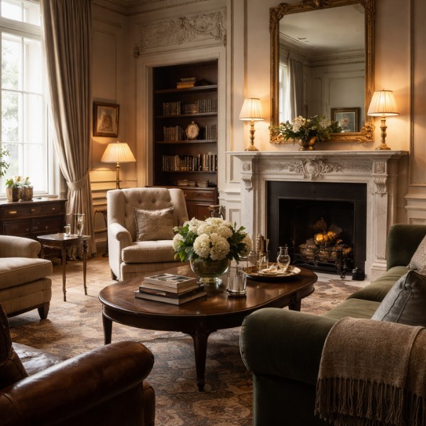 Personal Stylist London set in a private members club in London.